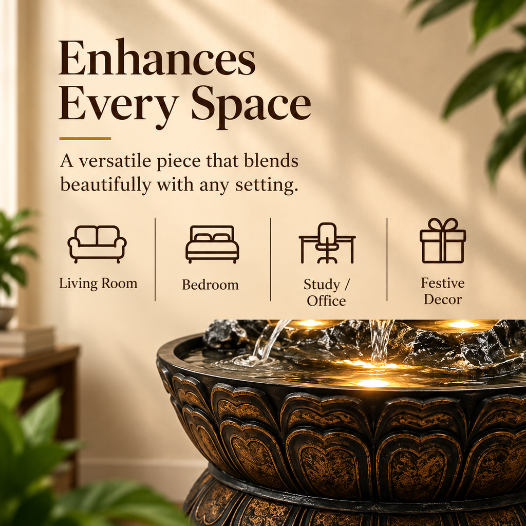Divine Shiva Serenity Tabletop Water Fountain