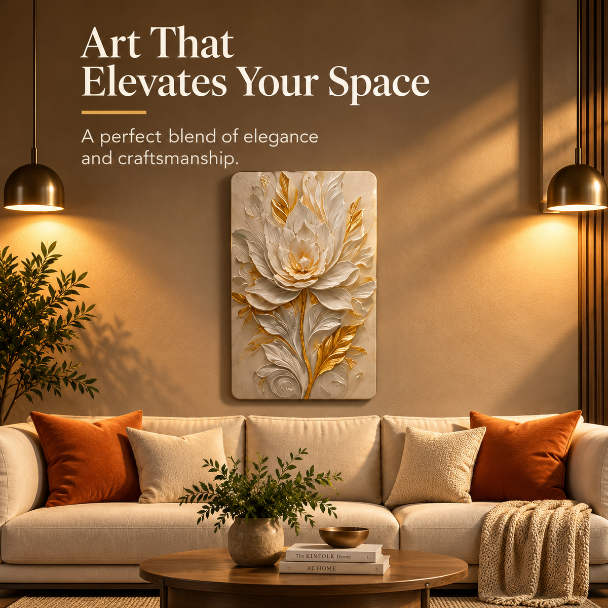 Aurelia Bloom Textured Floral Wall Art