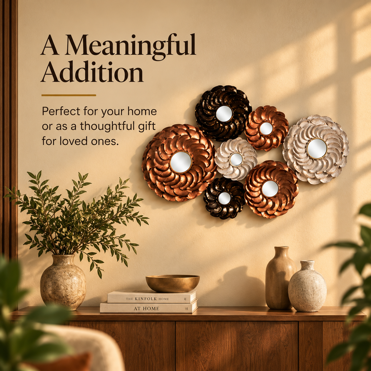 Aurelia Orbit Decorative Mirror Wall Art
