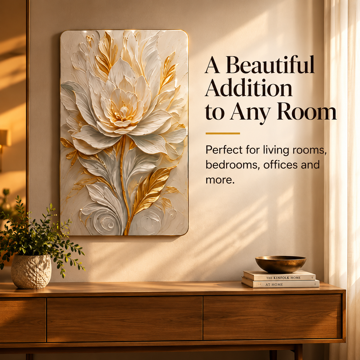 Aurelia Bloom Textured Floral Wall Art