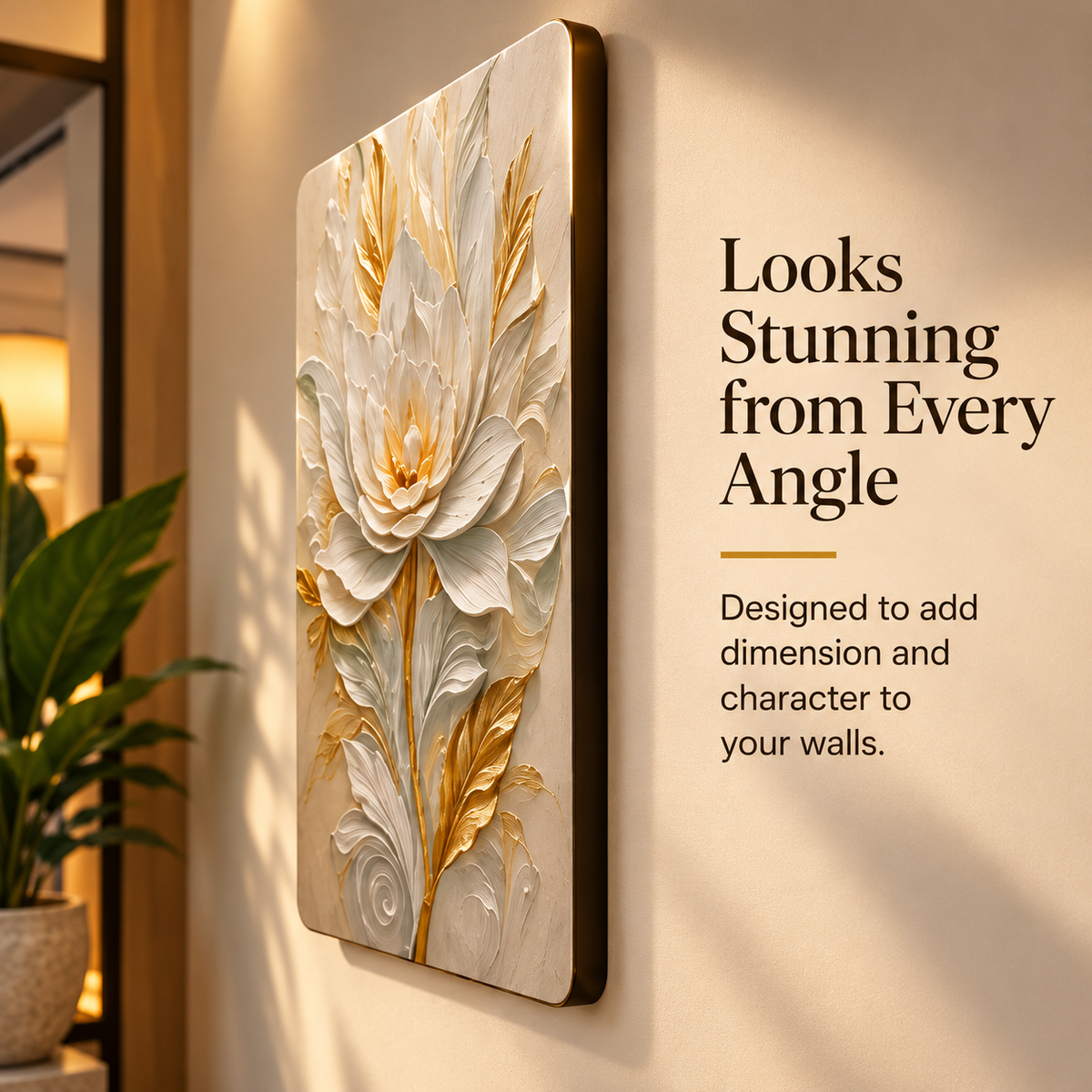 Aurelia Bloom Textured Floral Wall Art