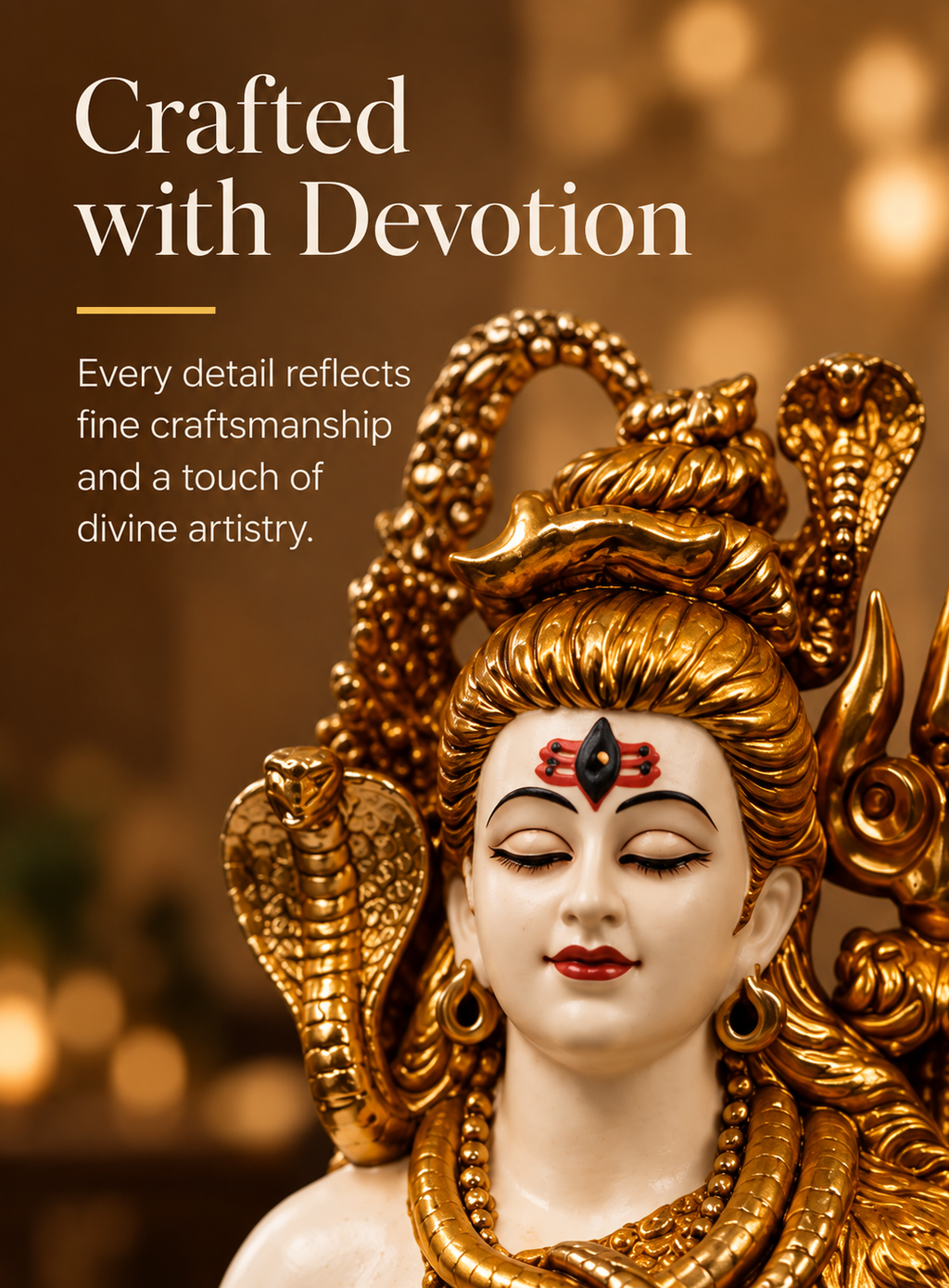 Meditating Lord Shiva Idol – Divine Serenity Statue