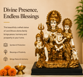 Shiv Parivar Idol – Premium Gold & Ivory Divine Family Statue