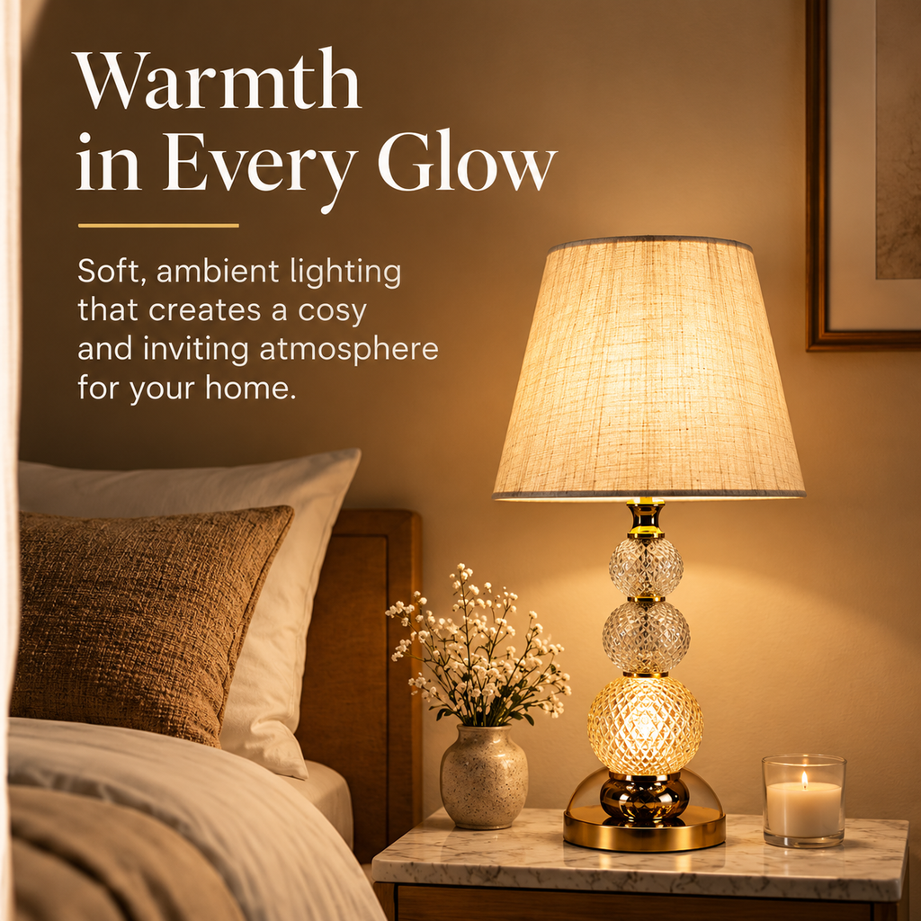 Celeste Faceted Orb Table Lamp