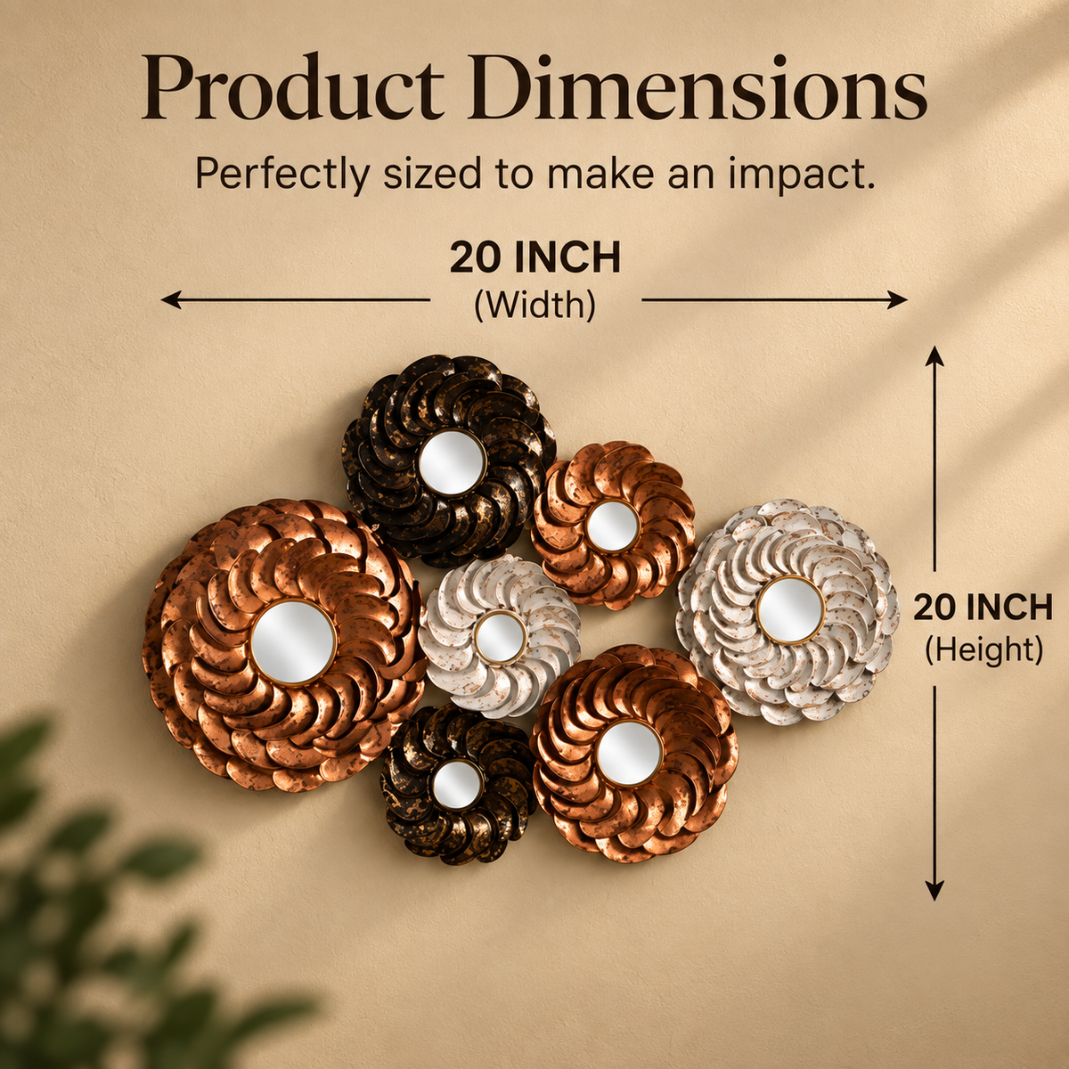 Aurelia Orbit Decorative Mirror Wall Art