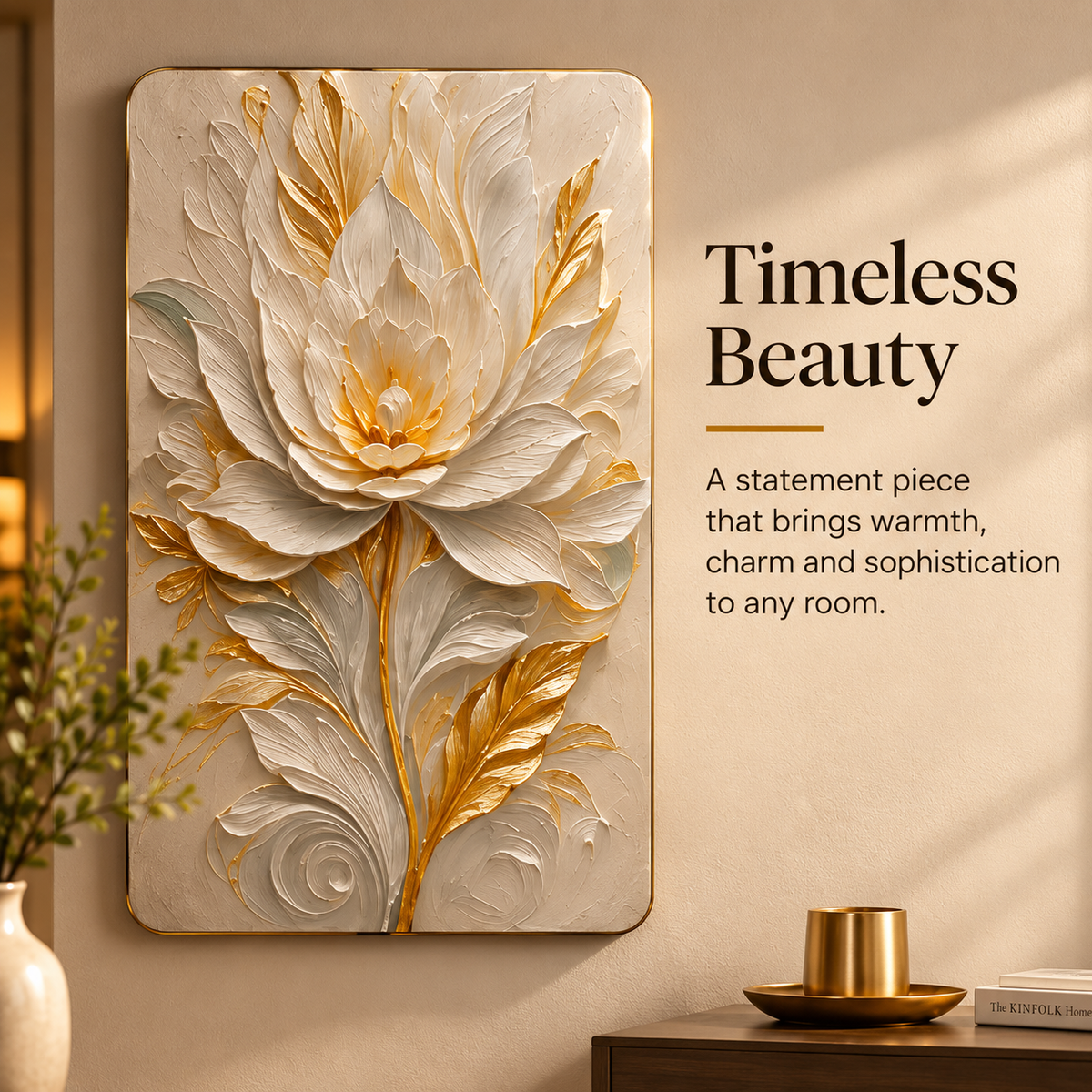 Aurelia Bloom Textured Floral Wall Art